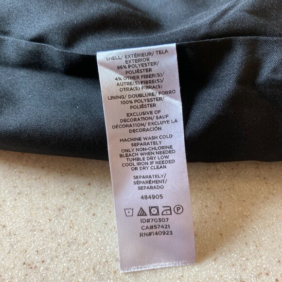 Loft Outlet Skirt Sparkly Black Red White Blend - Picture 6 of 9